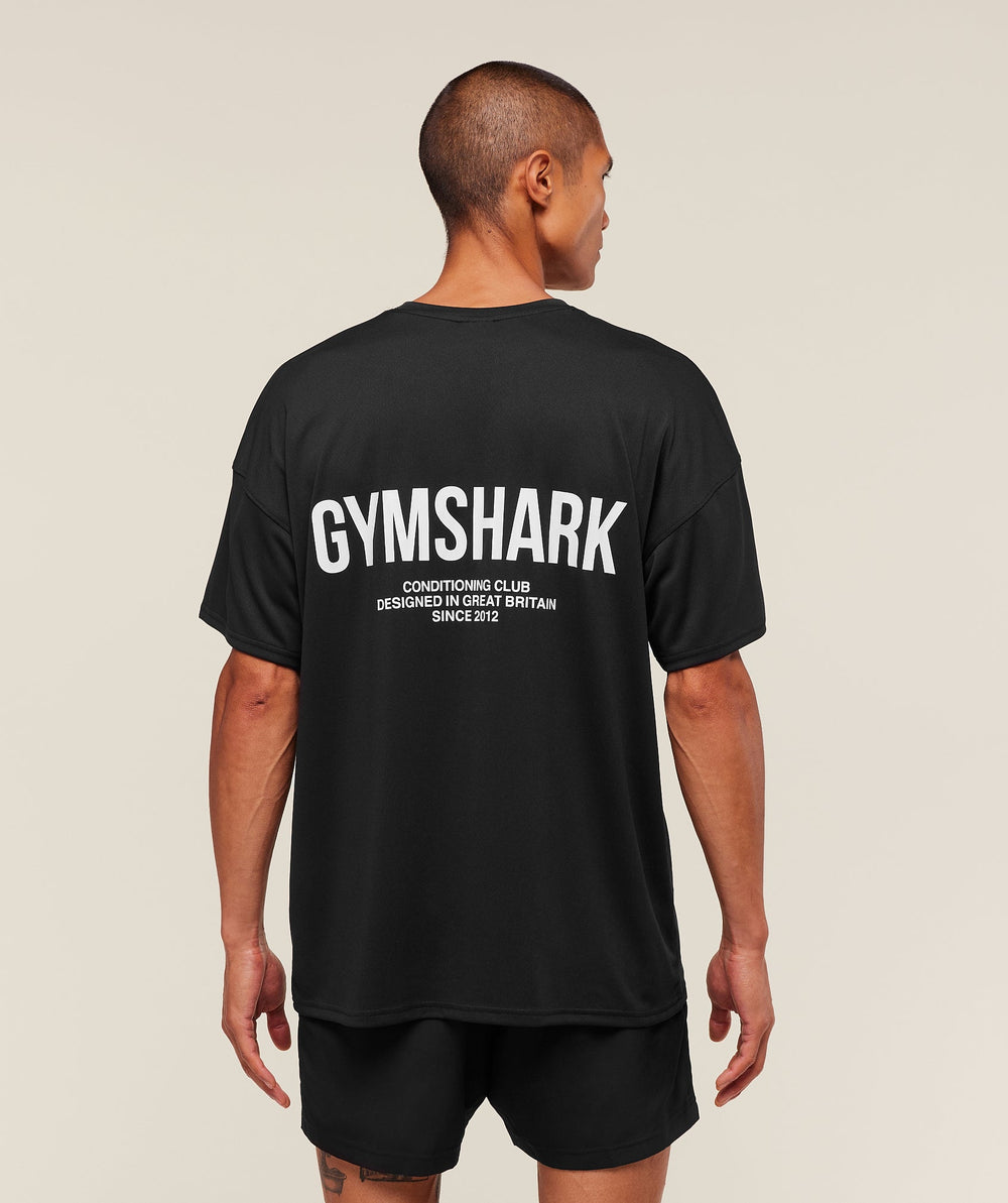 Conditioning Club Oversized T-Shirt - Black