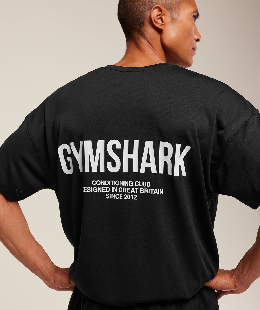 Conditioning Club Oversized T-Shirt - Black