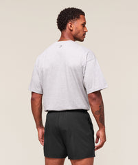 Worn Graphic T-Shirt - Light Grey Core Marl