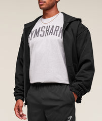 Worn Graphic T-Shirt - Light Grey Core Marl