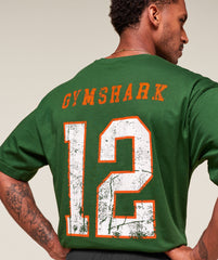 Collegiate Graphic T-shirt - Athletic Green