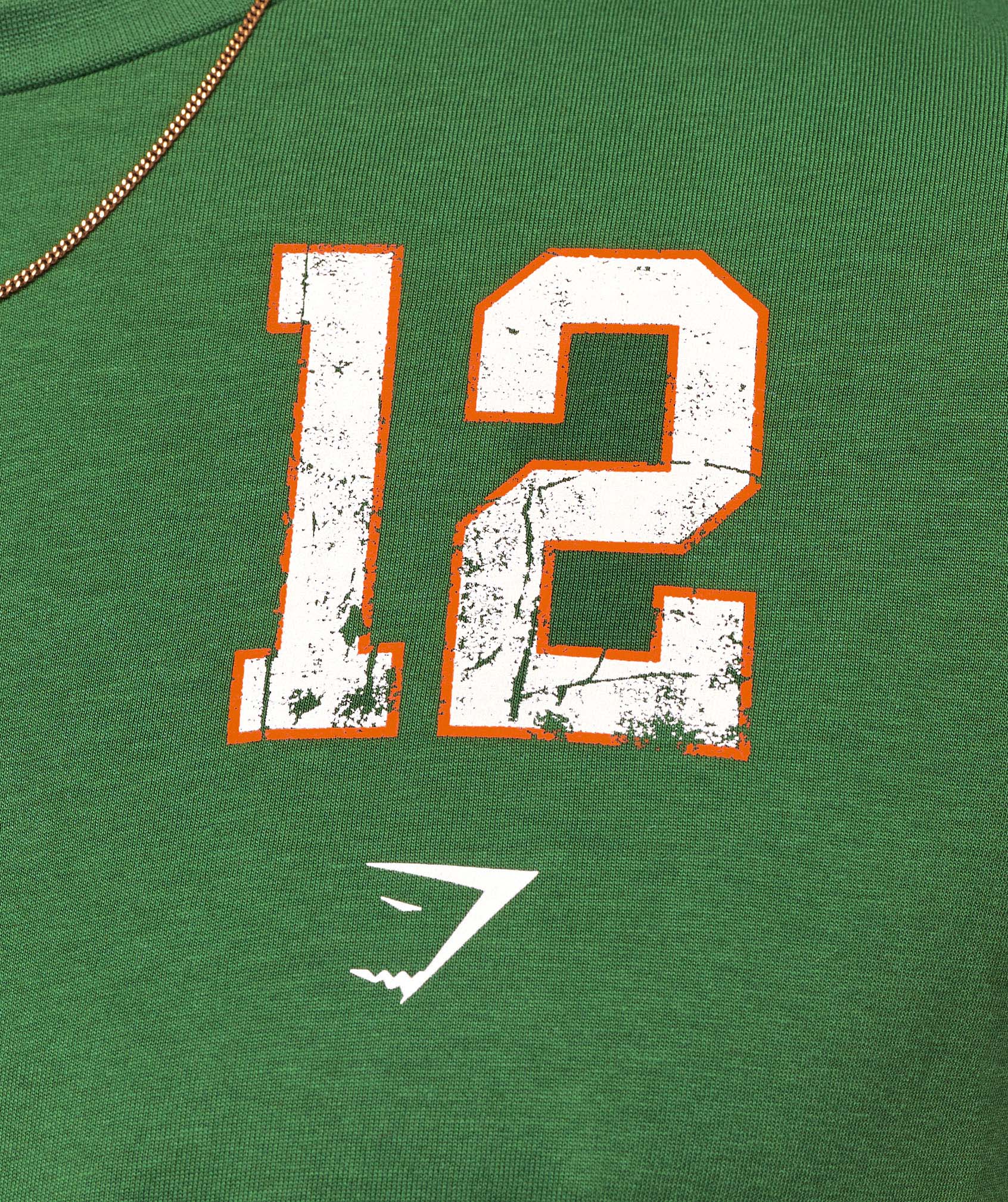 Collegiate Graphic T-shirt - Athletic Green