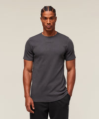 Premium Washed Ribbed T-Shirt - Onyx Grey