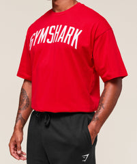 Worn Graphic T-Shirt - Athletic Red