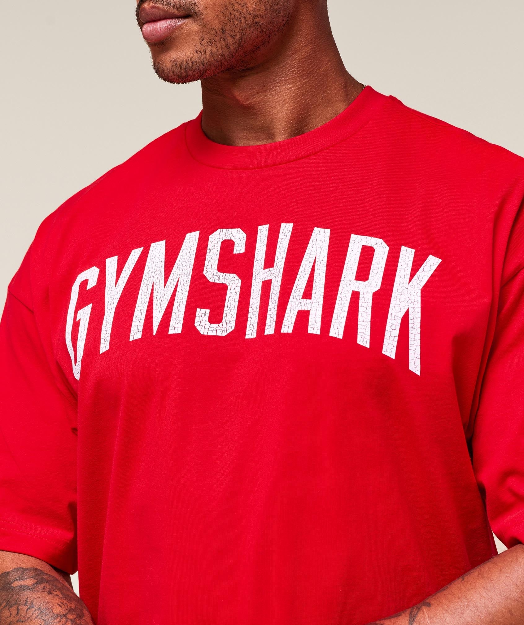 Worn Graphic T-Shirt - Athletic Red