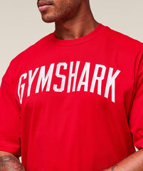 Worn Graphic T-Shirt - Athletic Red