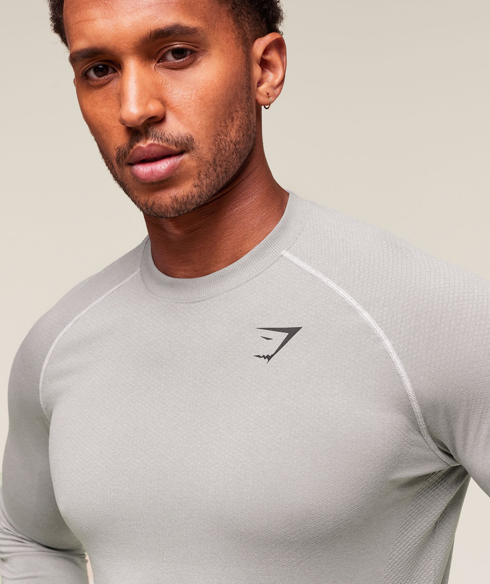 Vital Long Sleeve T-Shirt - Light Grey/Smokey Grey