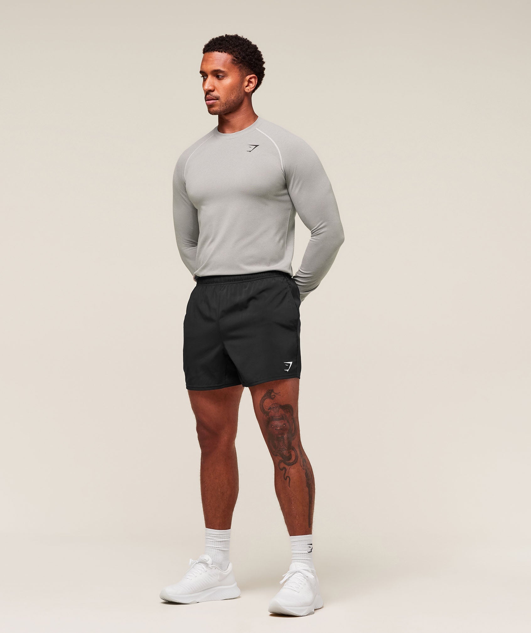 Vital Long Sleeve T-Shirt - Light Grey/Smokey Grey