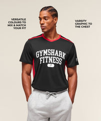 Varsity Tech T-Shirt - Black