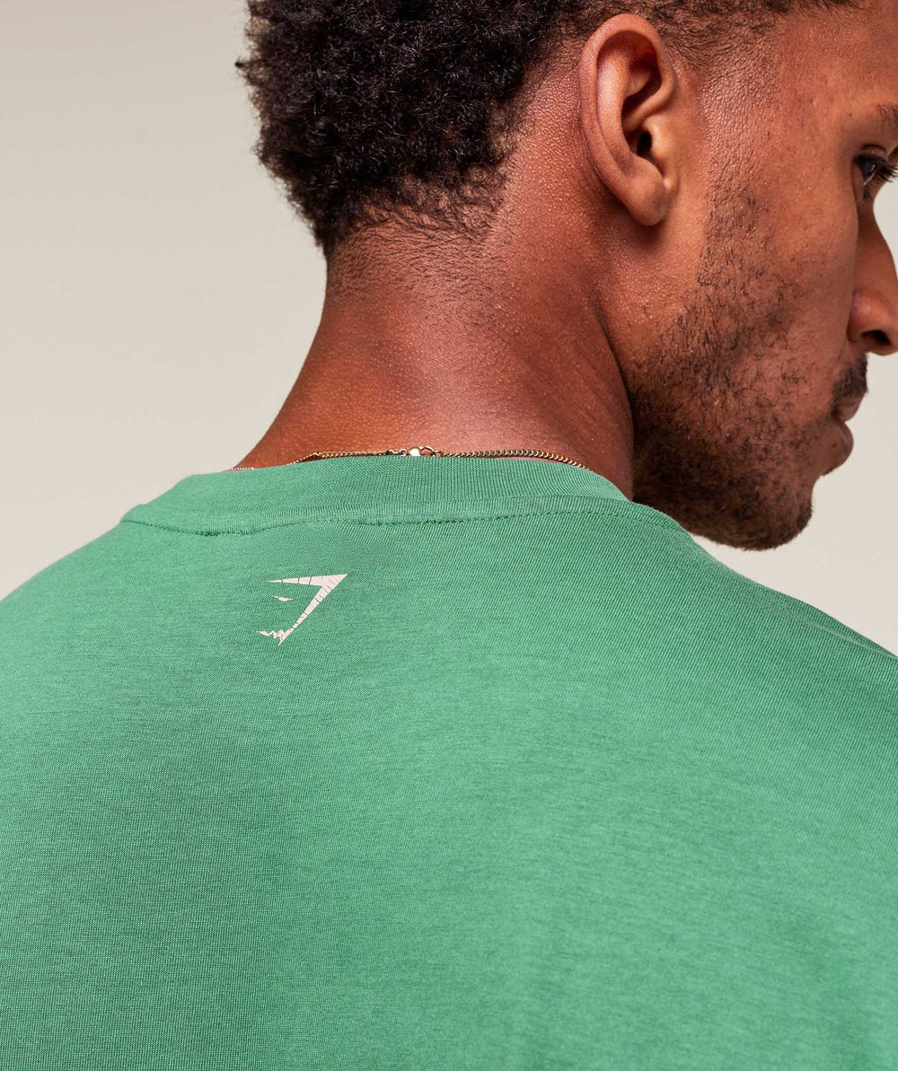 Worn Graphic T-Shirt - Lift Green