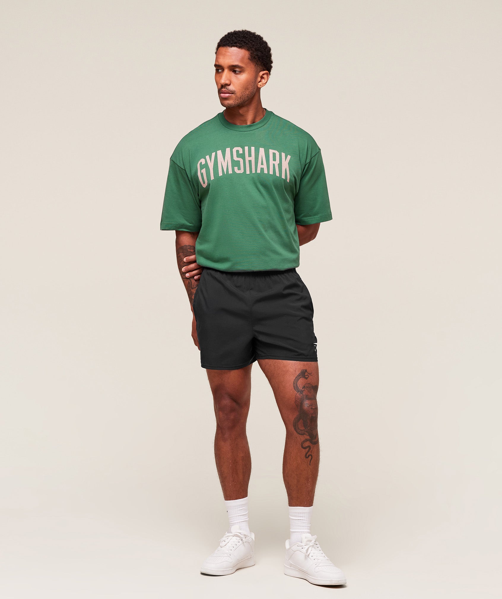 Worn Graphic T-Shirt - Lift Green