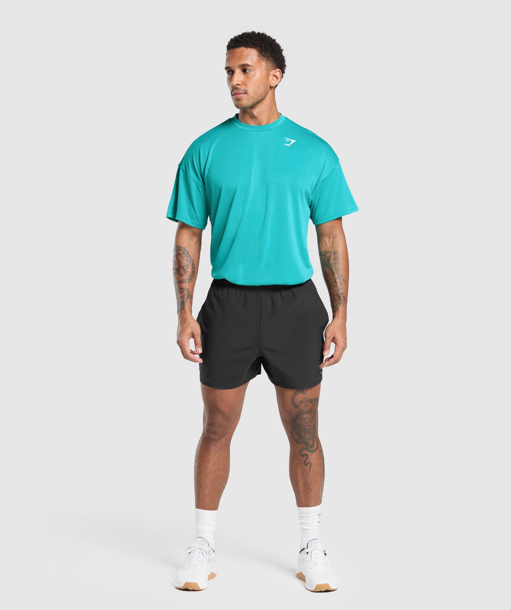 Oversized Performance T-Shirt - Jewel Teal
