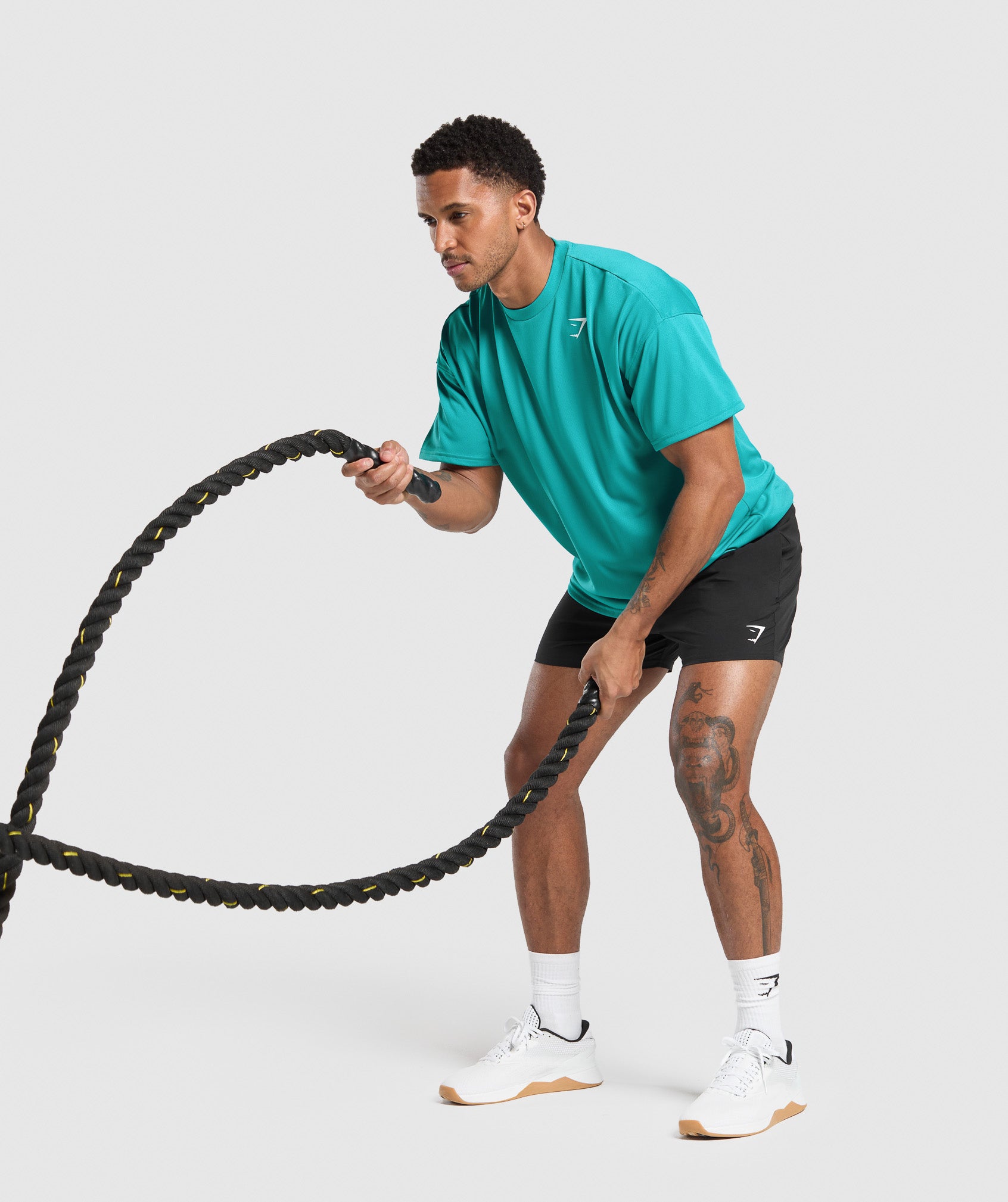 Oversized Performance T-Shirt - Jewel Teal