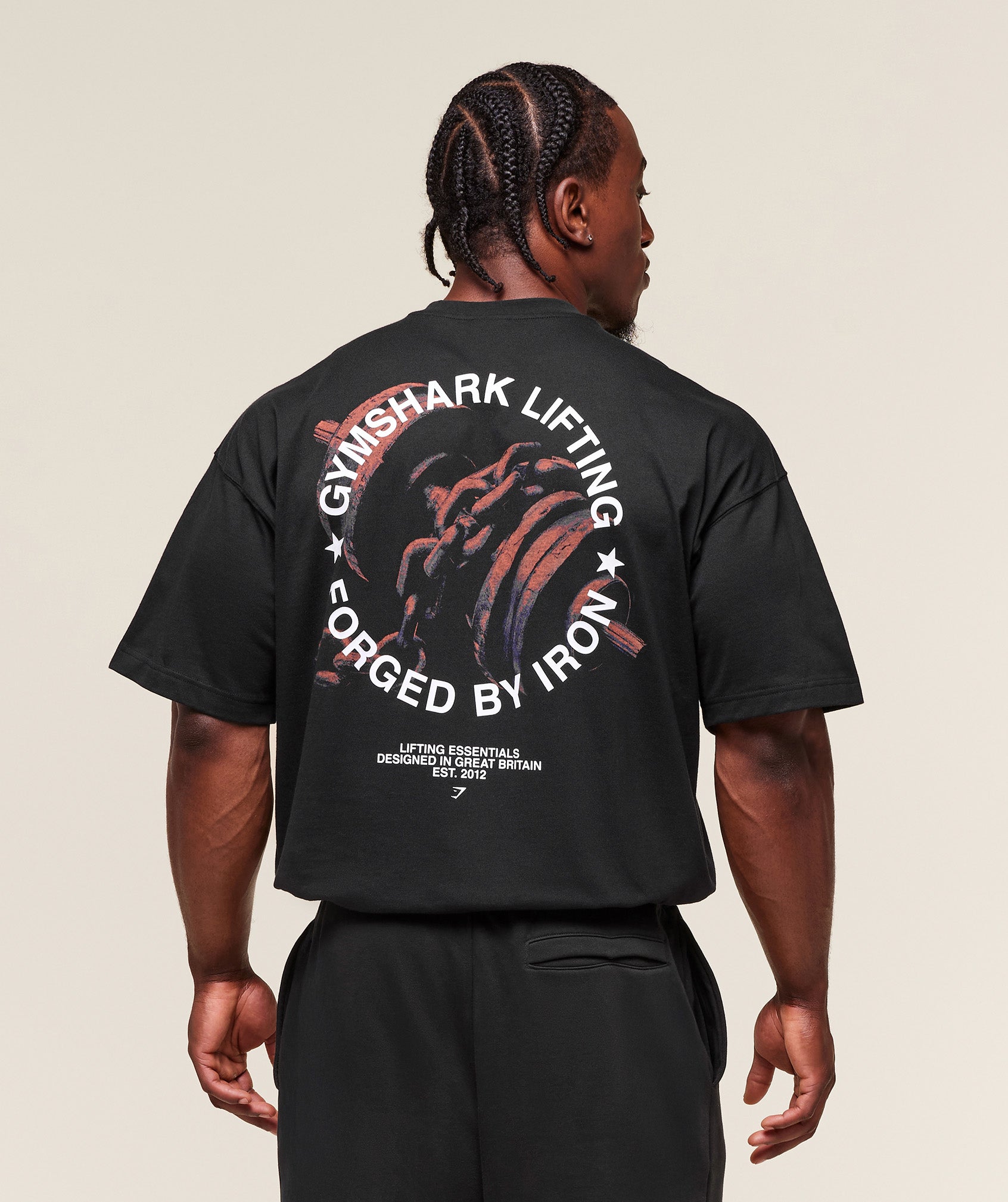 Forged By Iron T-Shirt - Black