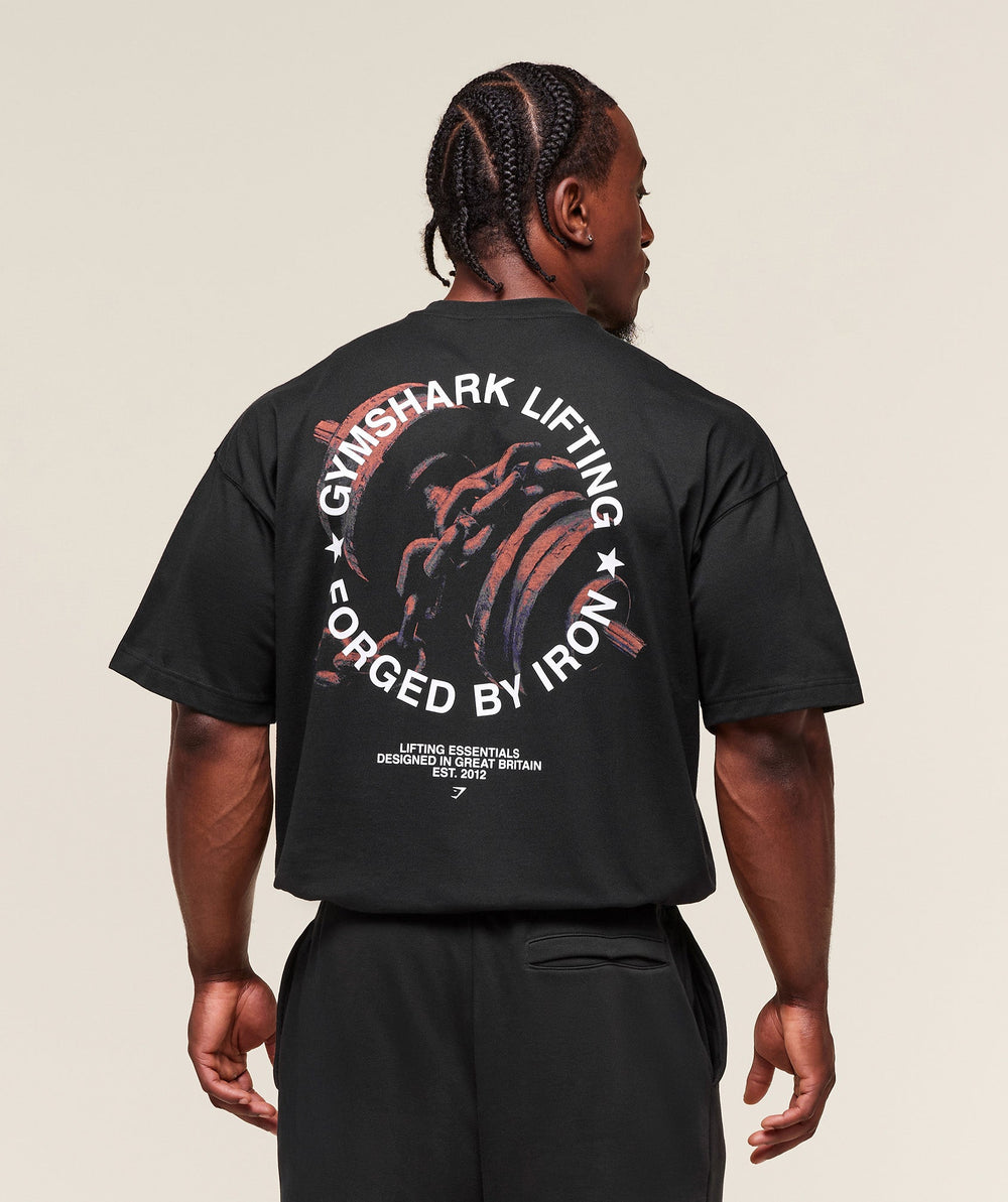 Forged By Iron T-Shirt - Black
