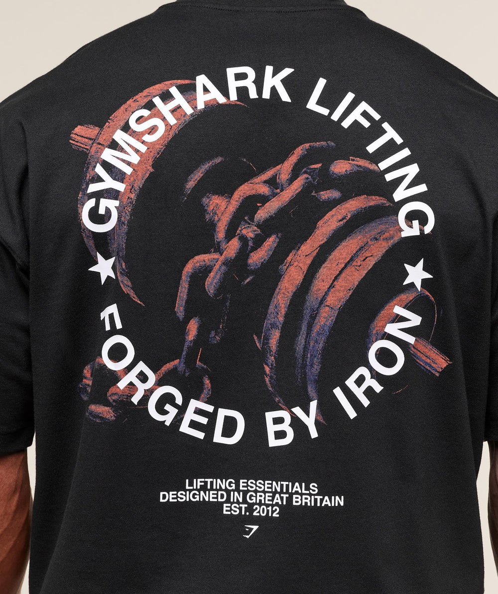 Forged By Iron T-Shirt - Black