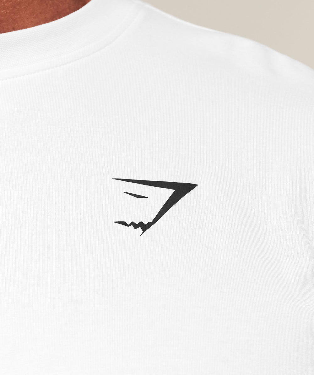 Essential Oversized Long Sleeve T-Shirt - White