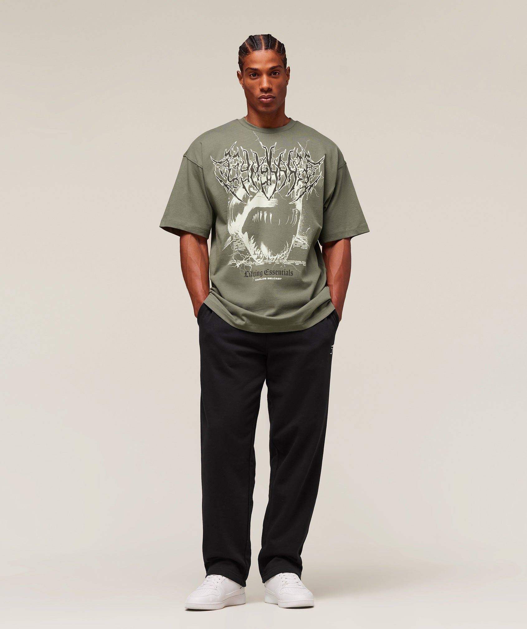 Carlos Belcast x Rest Day Essential T-Shirt - Base Green