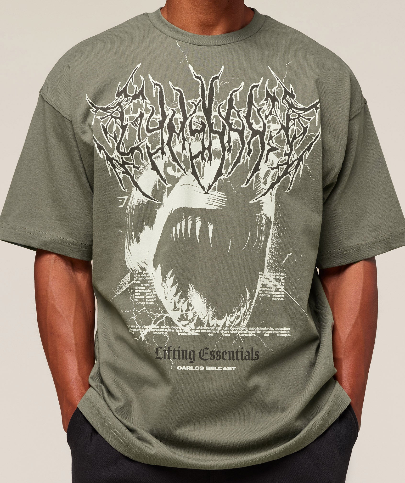Carlos Belcast x Rest Day Essential T-Shirt - Base Green