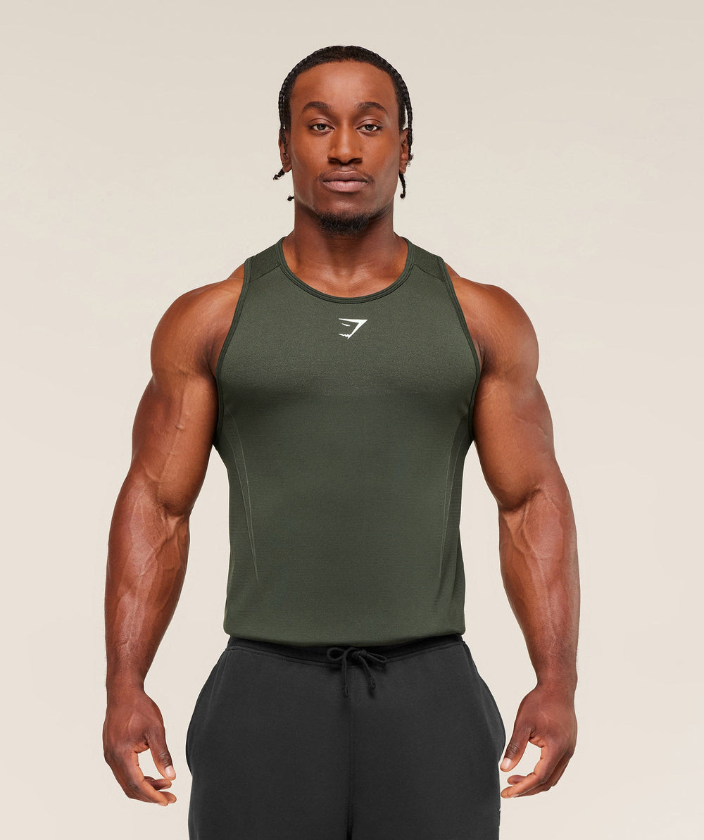 Shadow Seamless Stringer - Trail Green