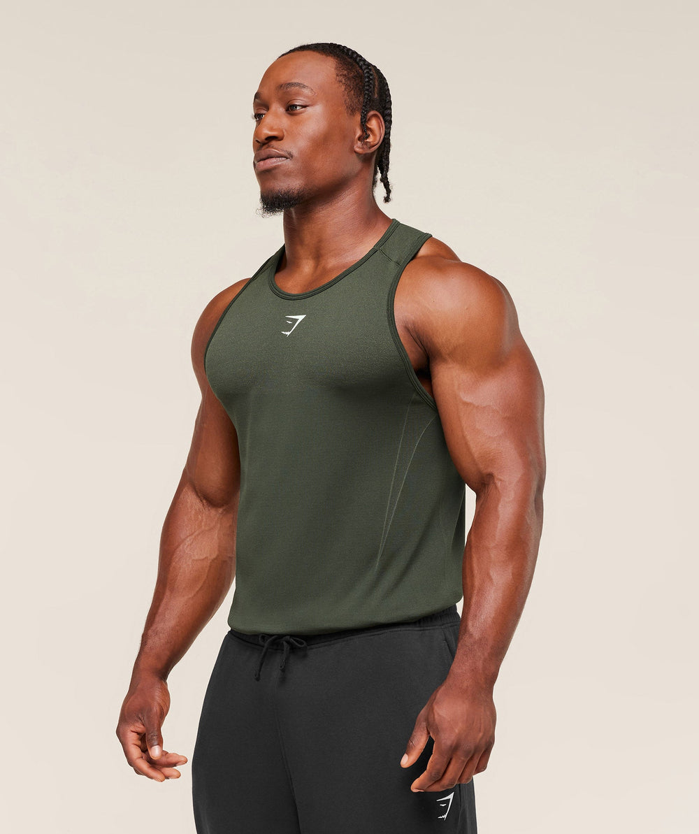 Shadow Seamless Stringer - Trail Green