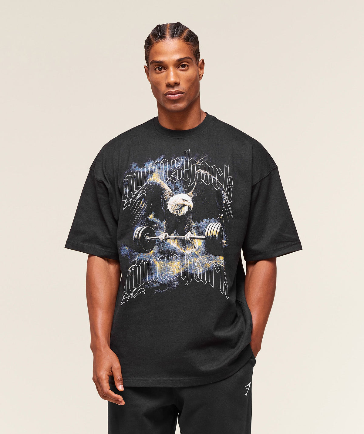 Eagle Graphic T-Shirt - Black