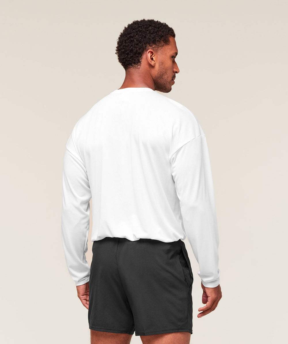 Arrival Oversized Long Sleeve T-Shirt - White