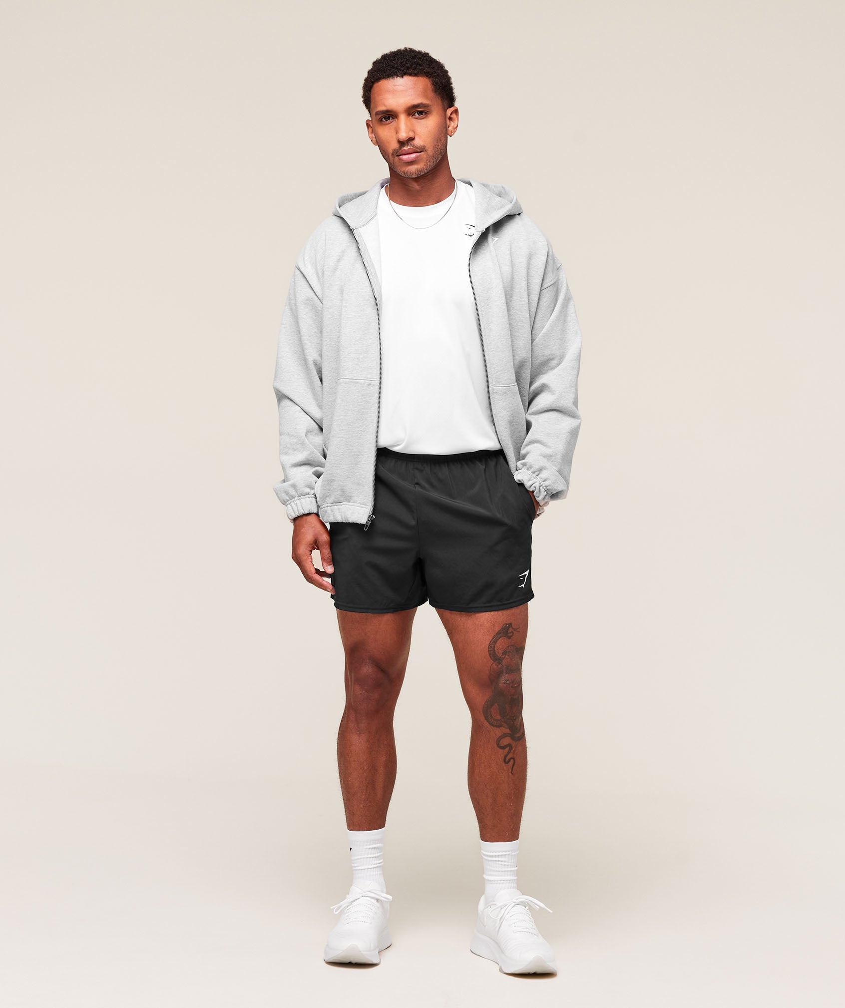 Arrival Oversized Long Sleeve T-Shirt - White