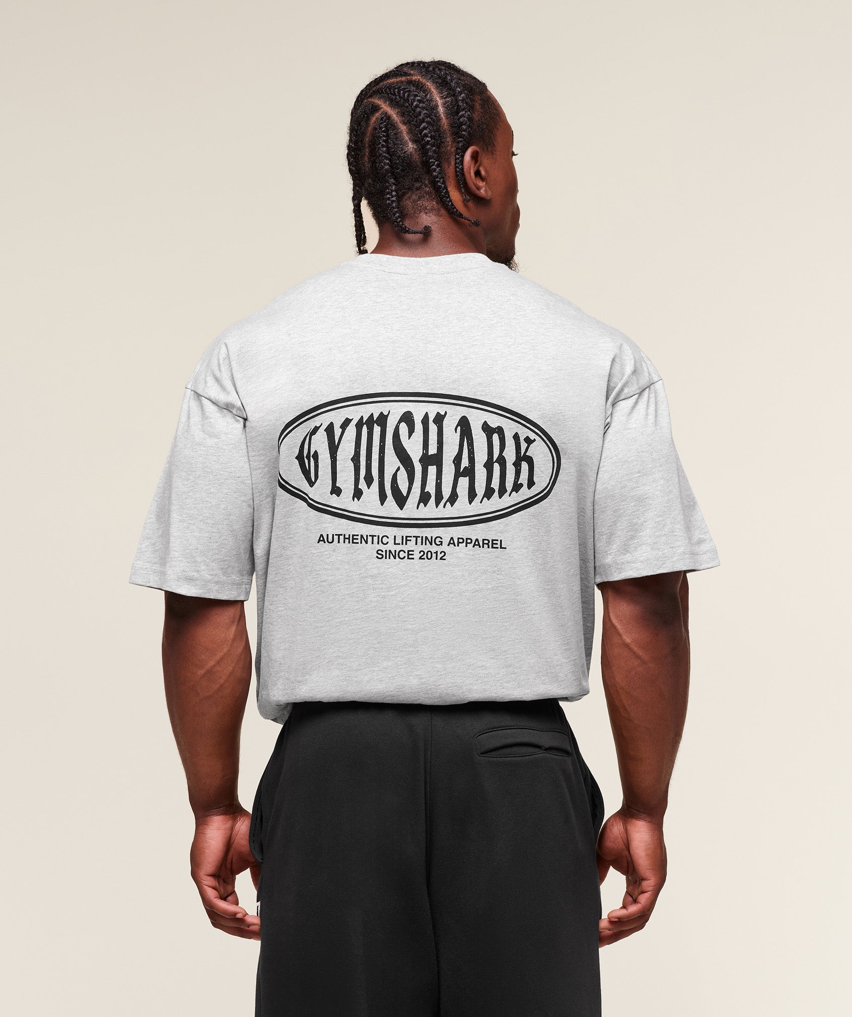 Authentic Lifting Apparel T-Shirt - Light Grey Core Marl