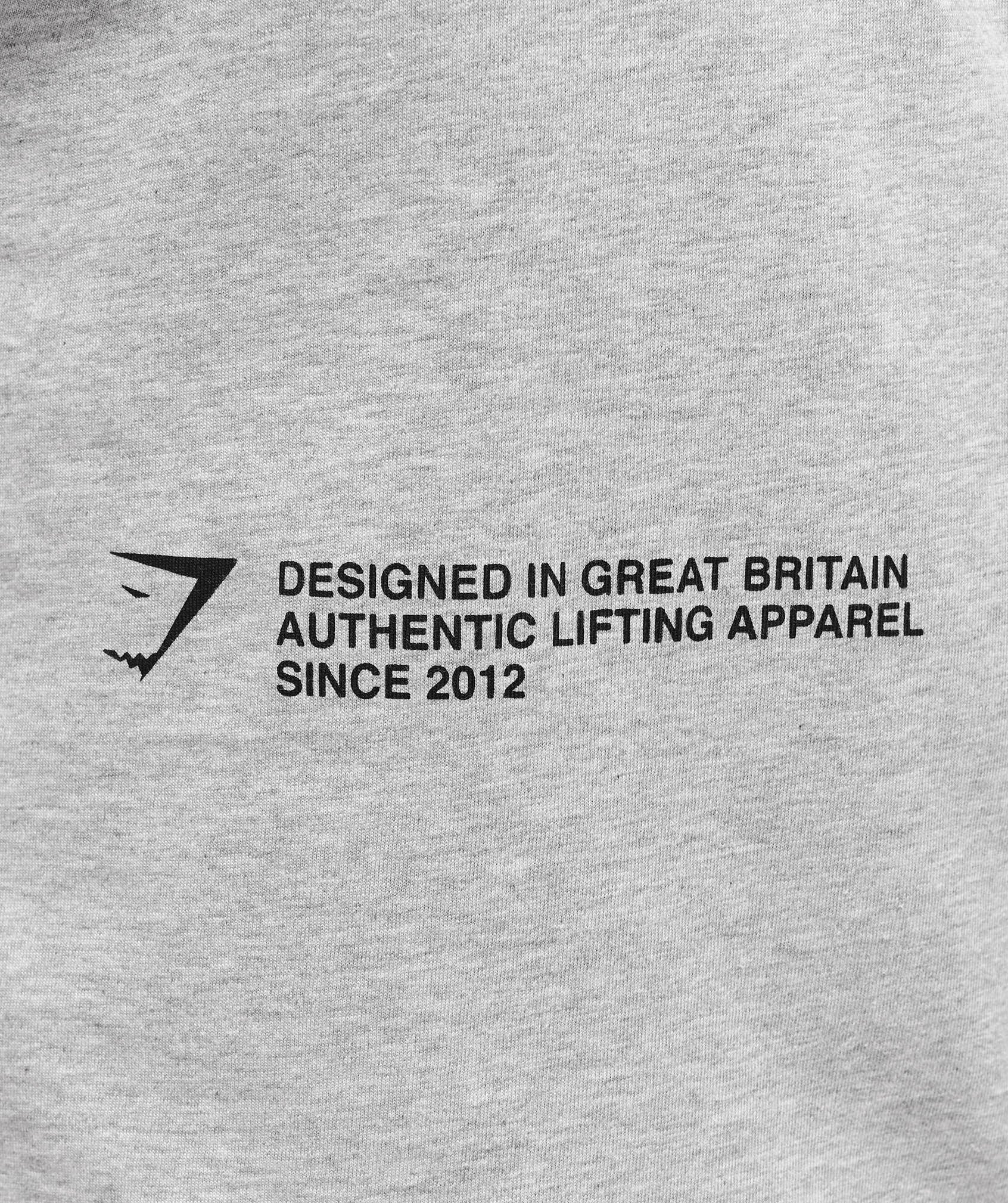 Authentic Lifting Apparel T-Shirt - Light Grey Core Marl