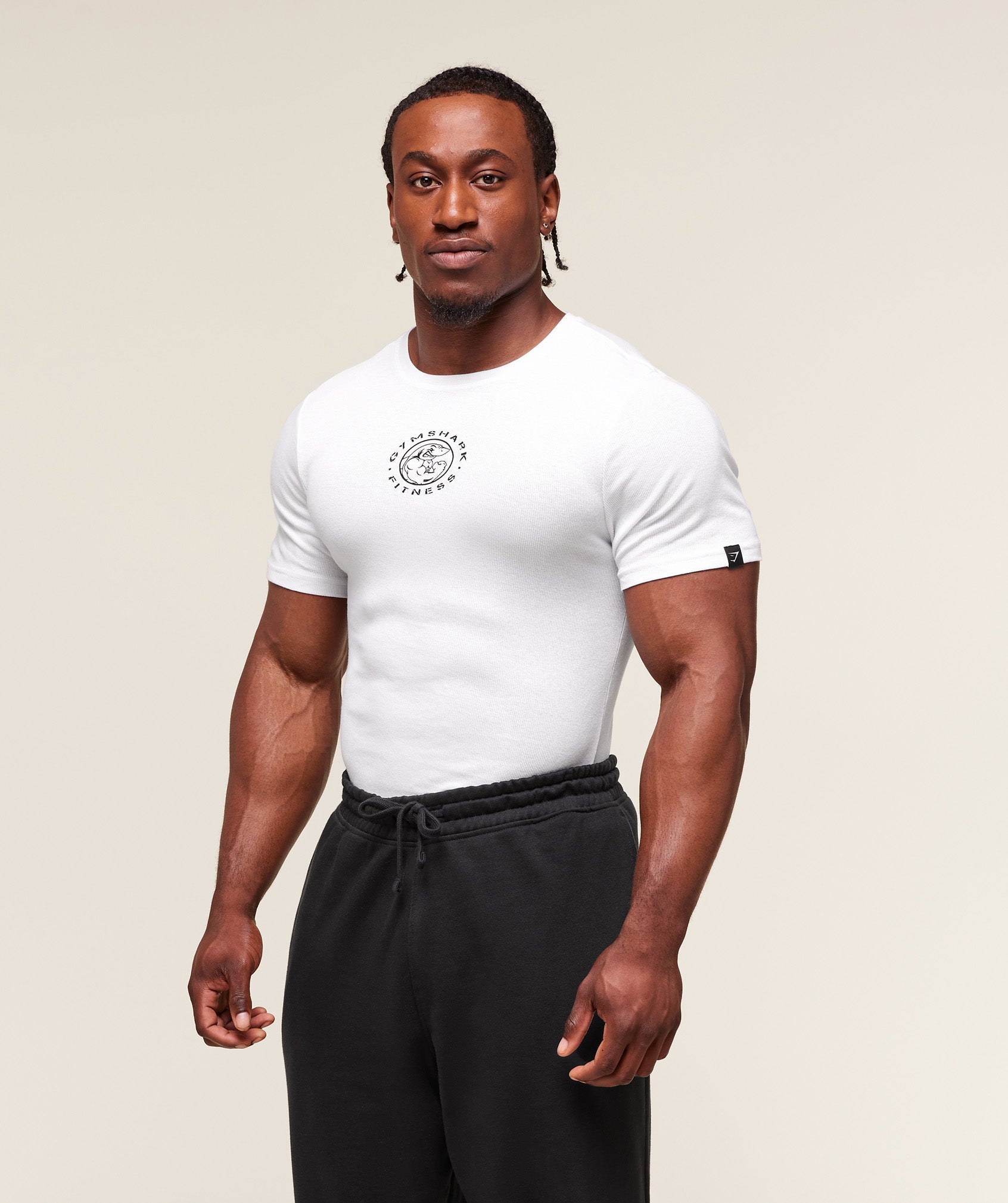 Legacy Ribbed T-Shirt - White