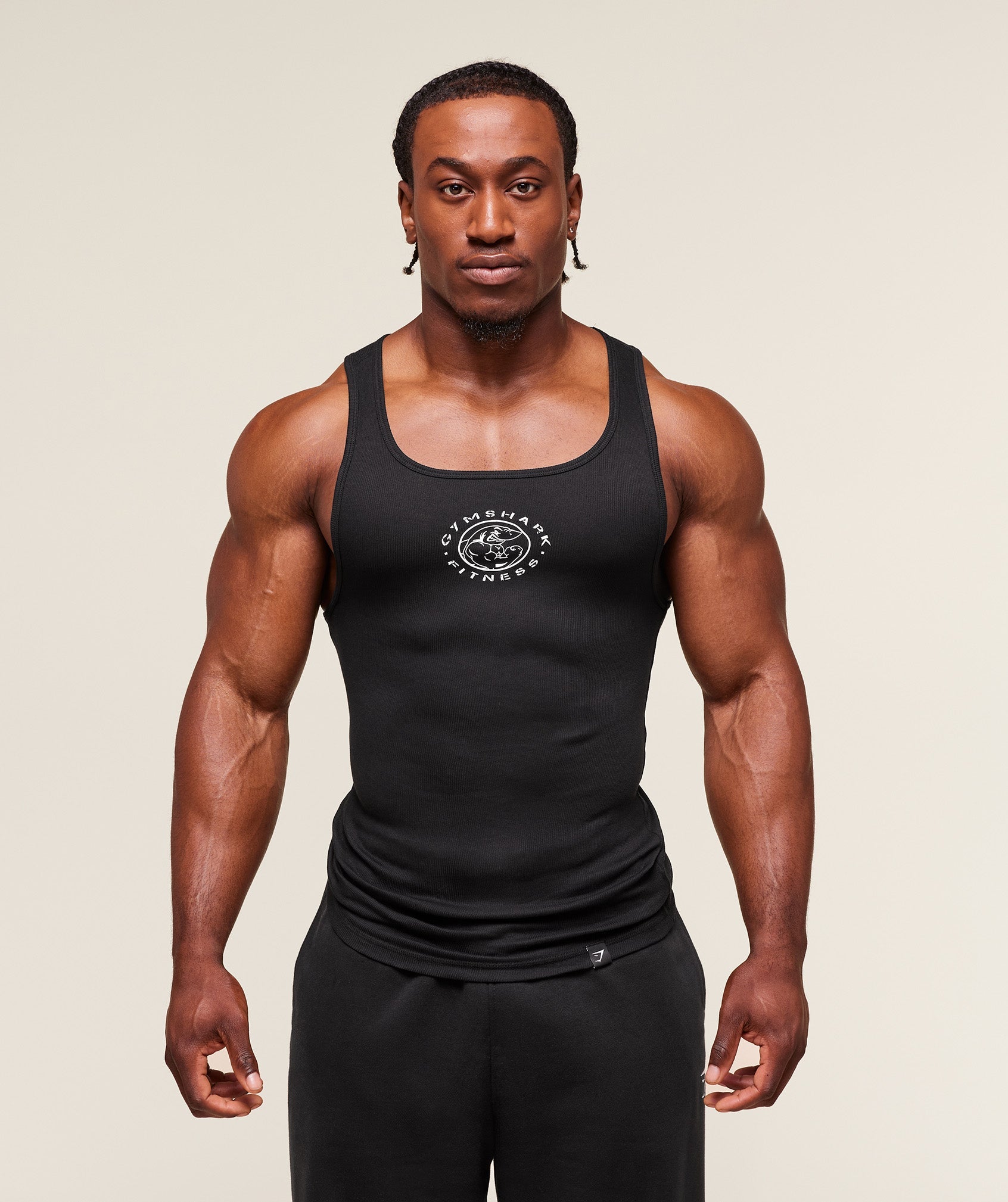 Legacy Ribbed Tank - Black