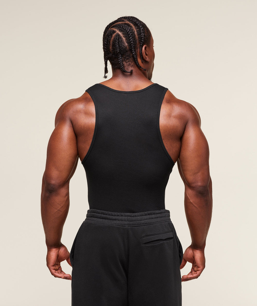 Legacy Ribbed Tank - Black