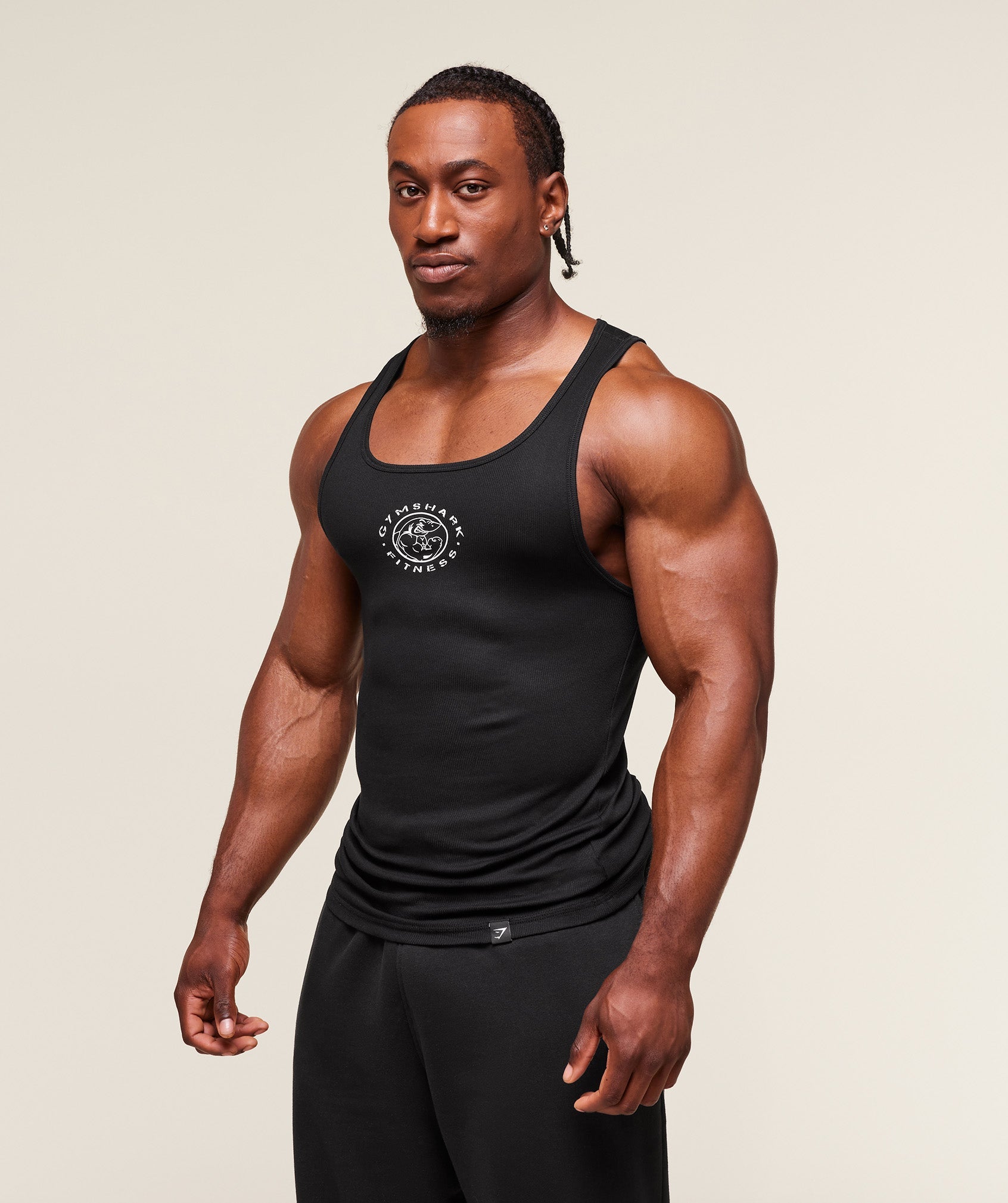 Legacy Ribbed Tank - Black