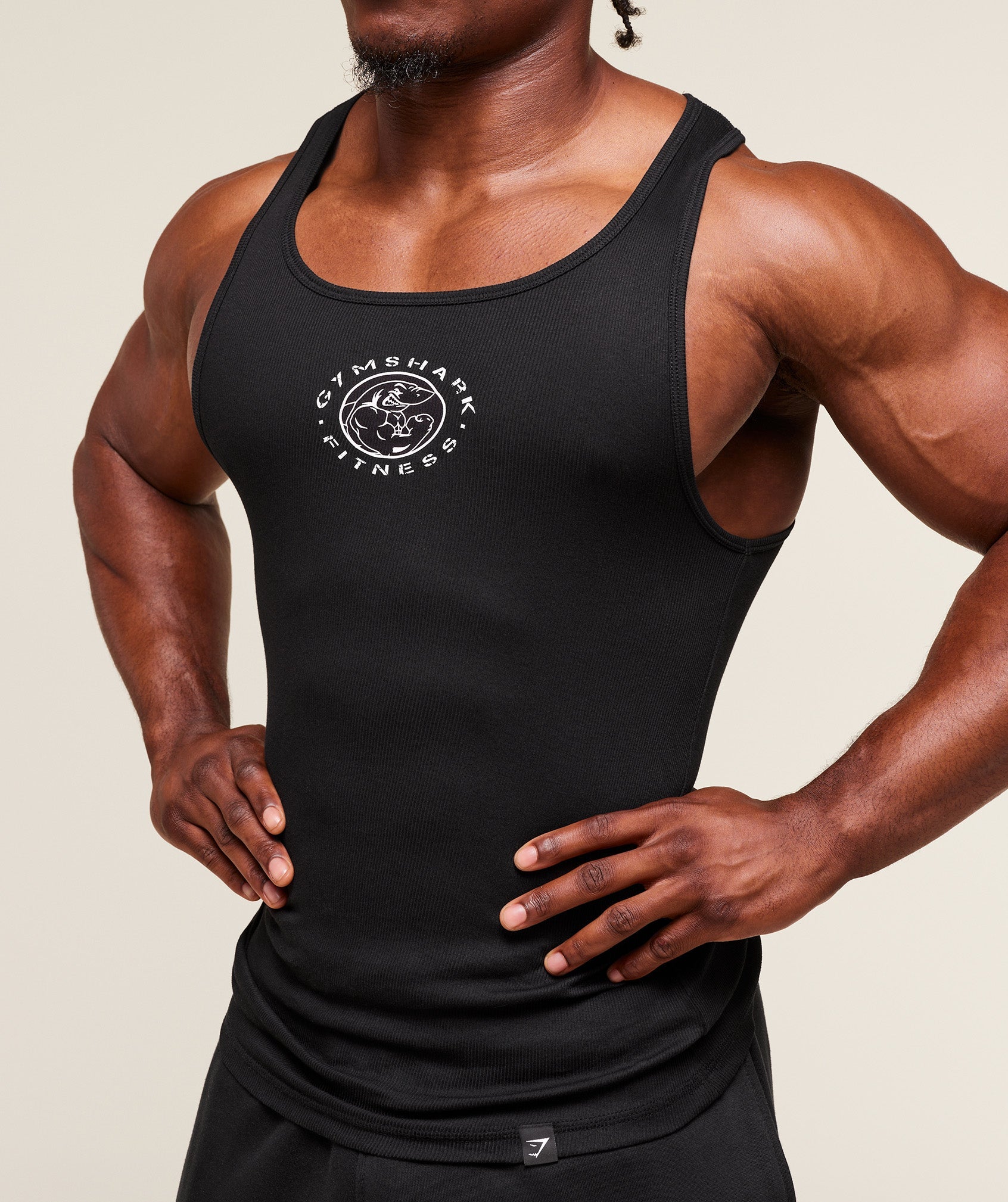 Legacy Ribbed Tank - Black