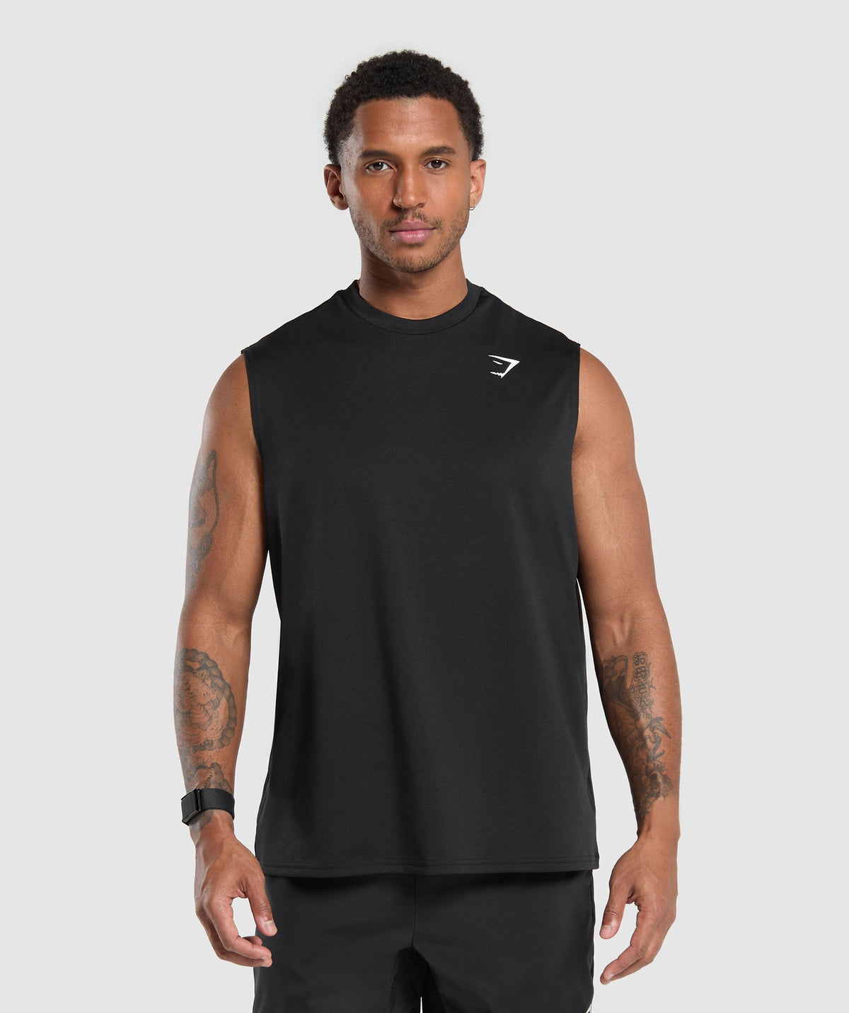 Oversized Performance Tank - Black