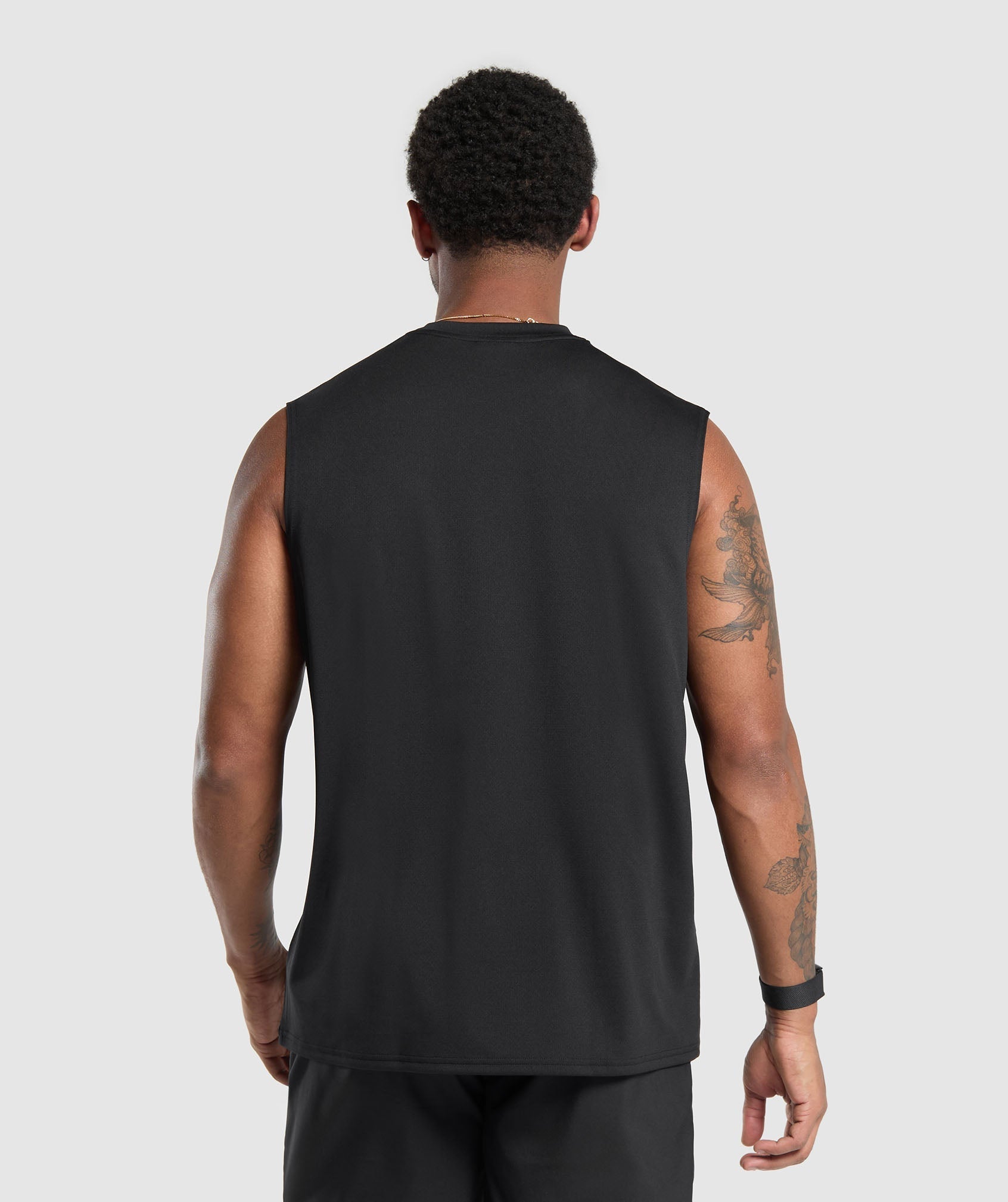 Oversized Performance Tank - Black