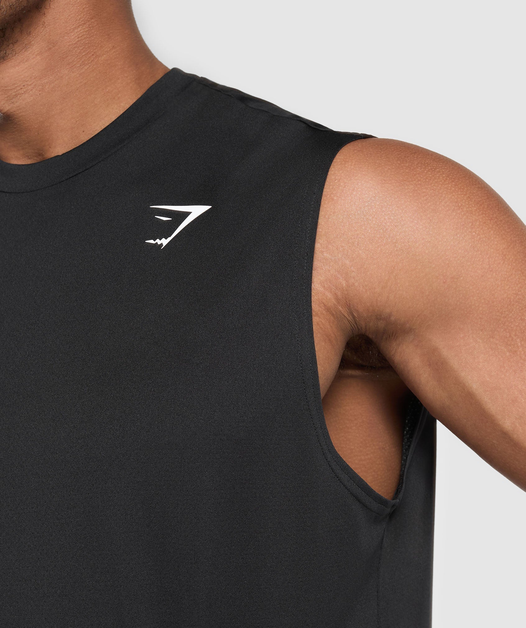Oversized Performance Tank - Black