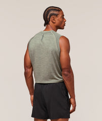 Versatile Seamless Tank - Chalk Green/Slate Teal