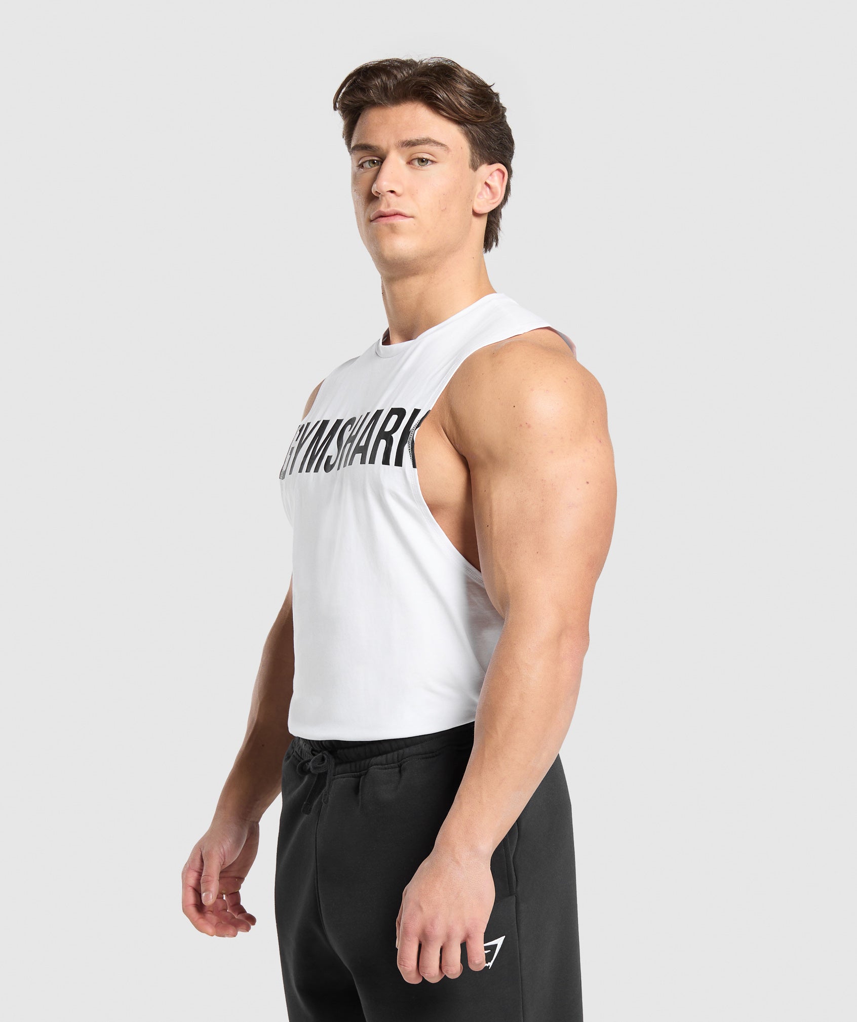 Prime Drop Arm Tank - White
