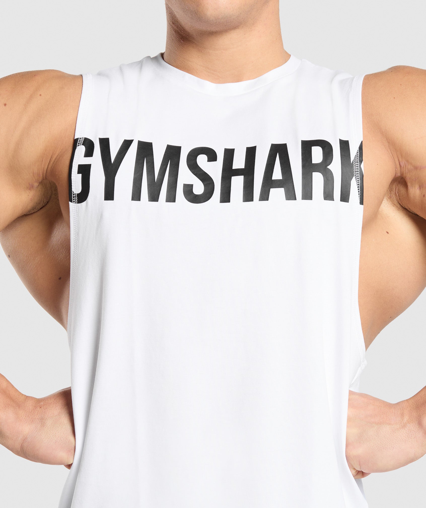 Prime Drop Arm Tank - White