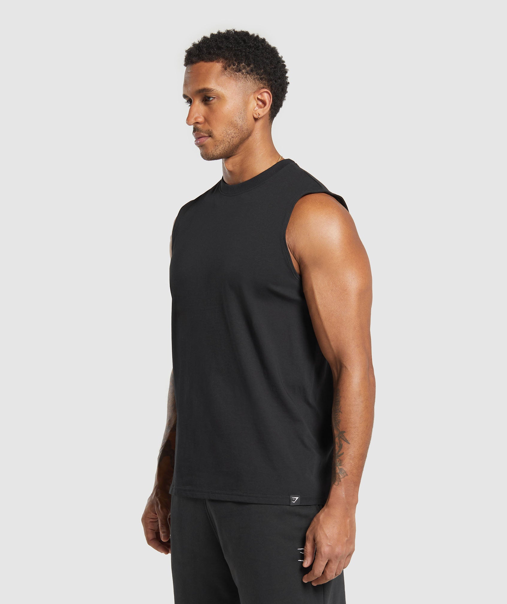 Everyday Tank 2 Pack - Black/Light Grey Core Marl