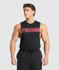 Prime Drop Arm Tank - Black/Vivid Red