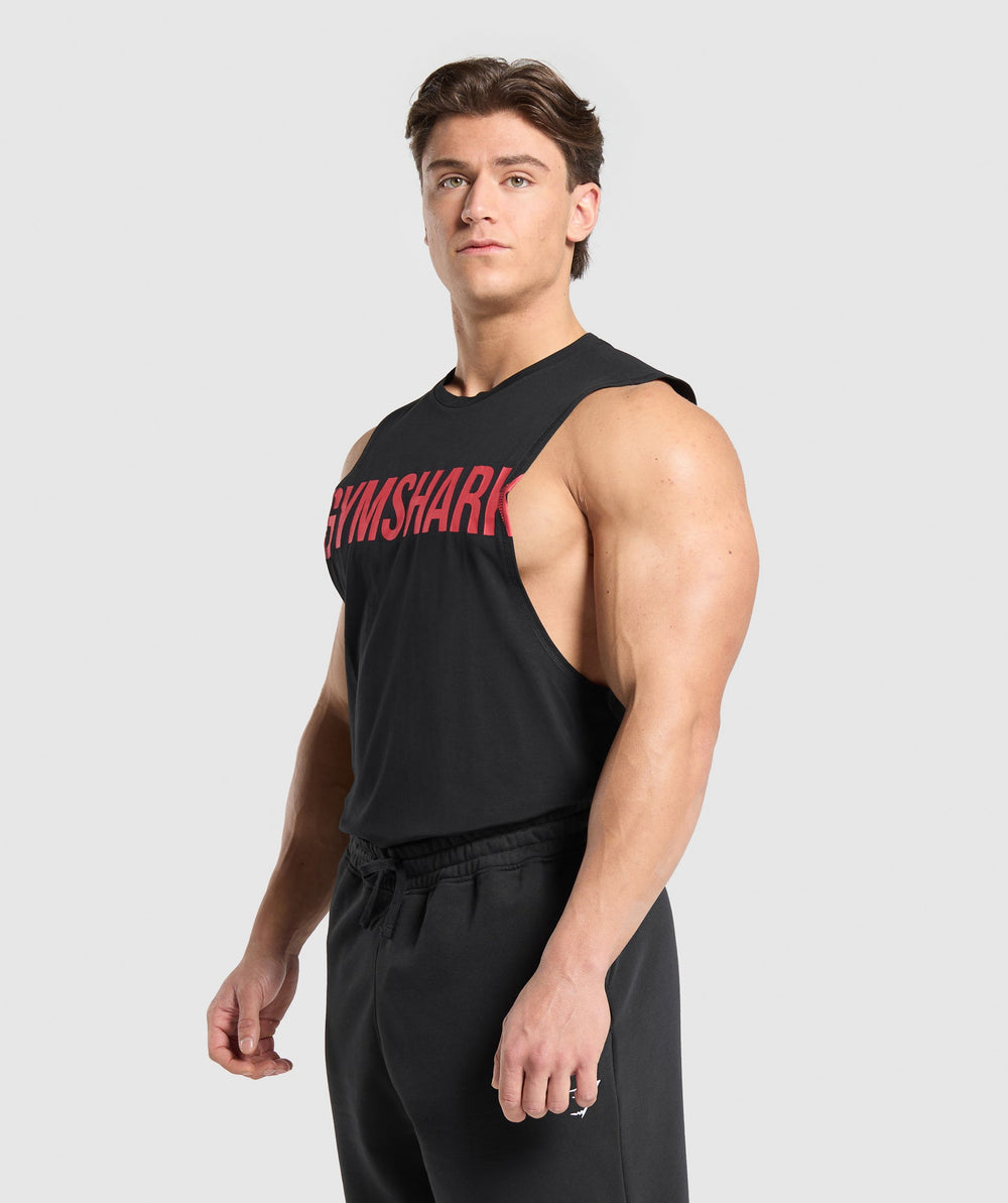 Prime Drop Arm Tank - Black/Vivid Red