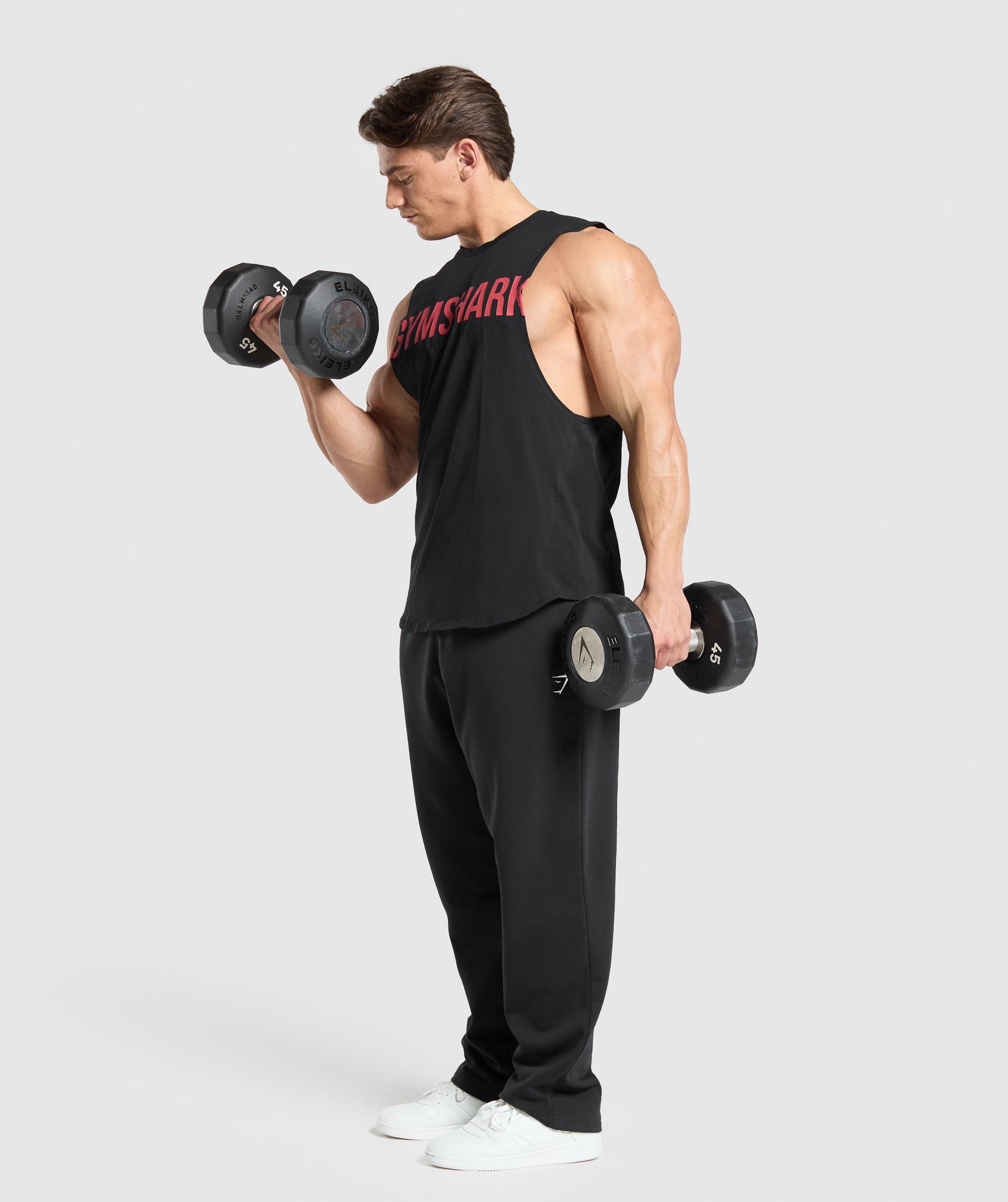 Prime Drop Arm Tank - Black/Vivid Red