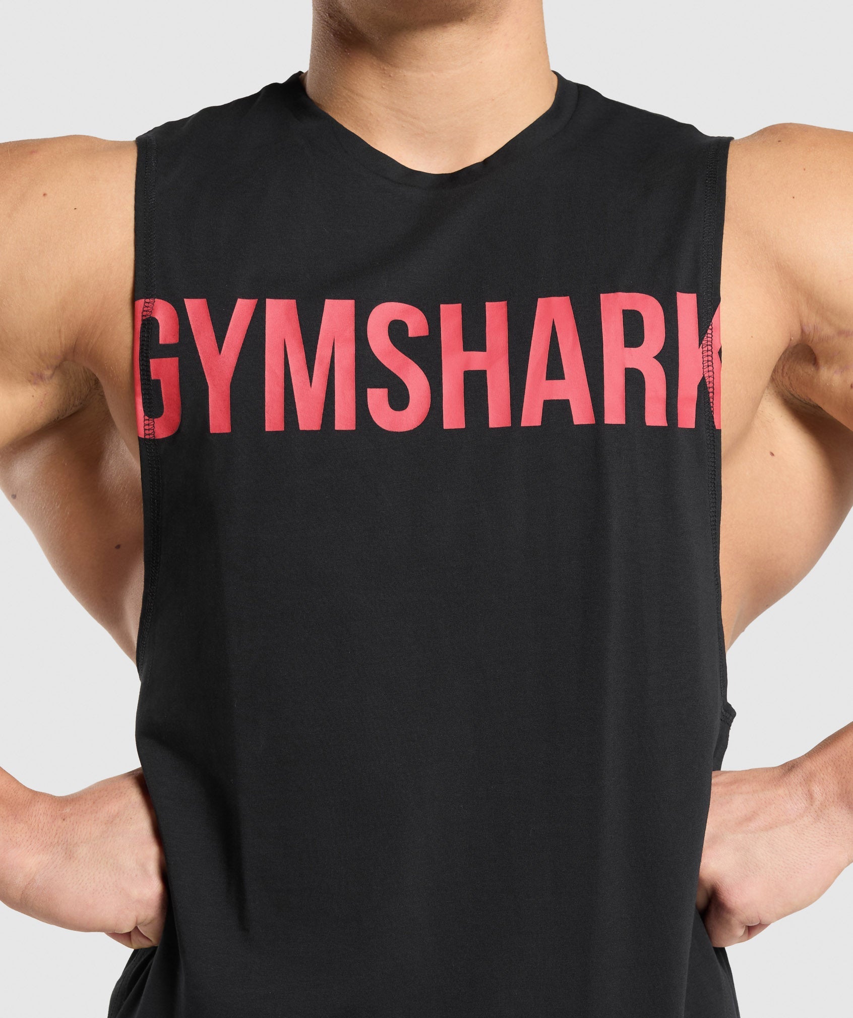 Prime Drop Arm Tank - Black/Vivid Red