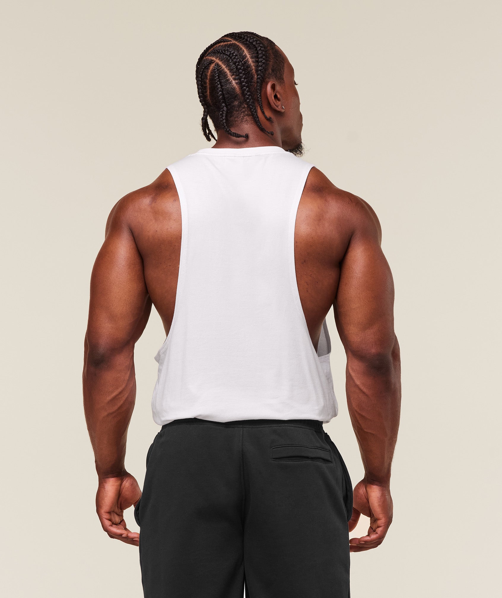 Legacy Drop Arm Tank - White