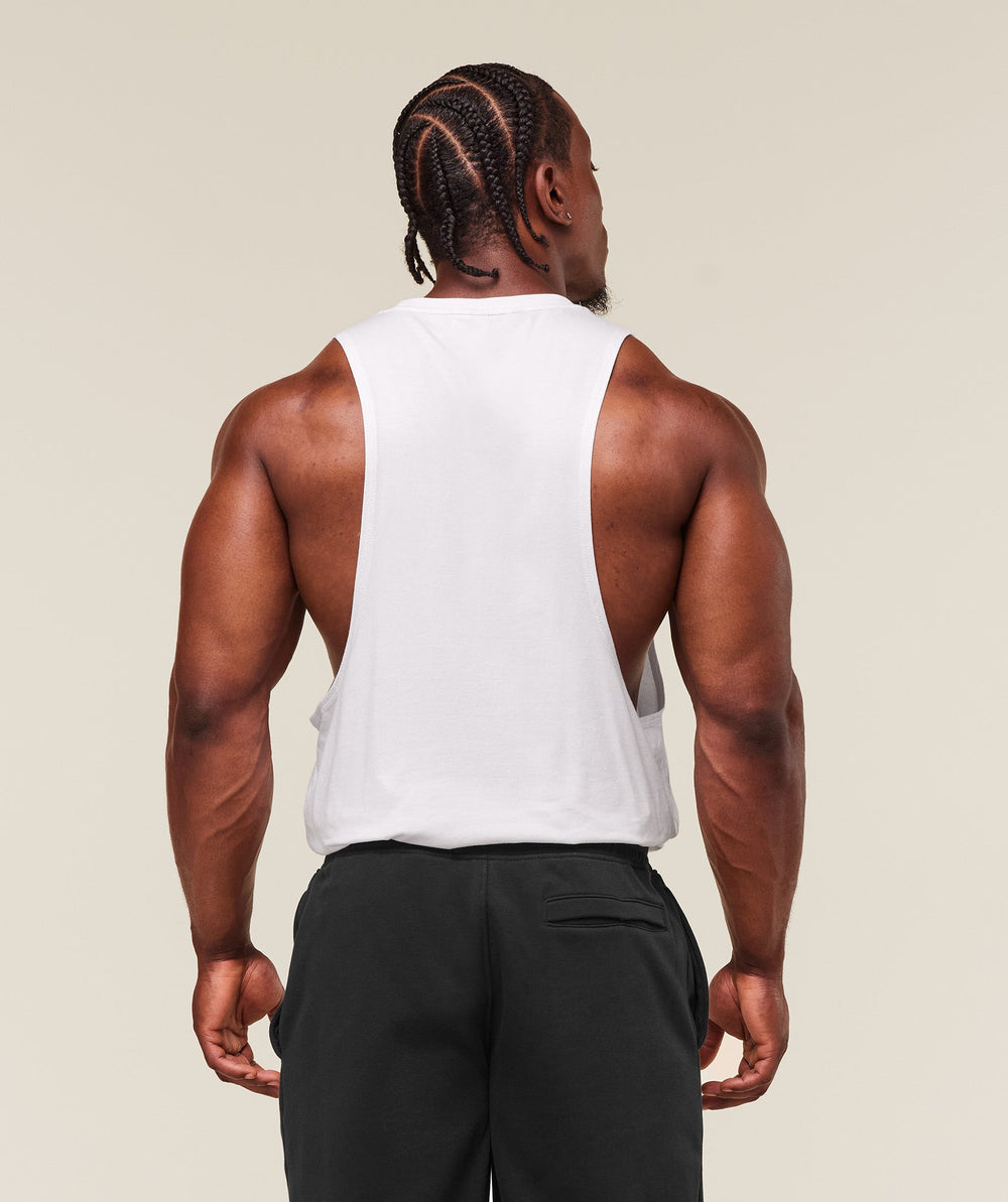 Legacy Drop Arm Tank - White
