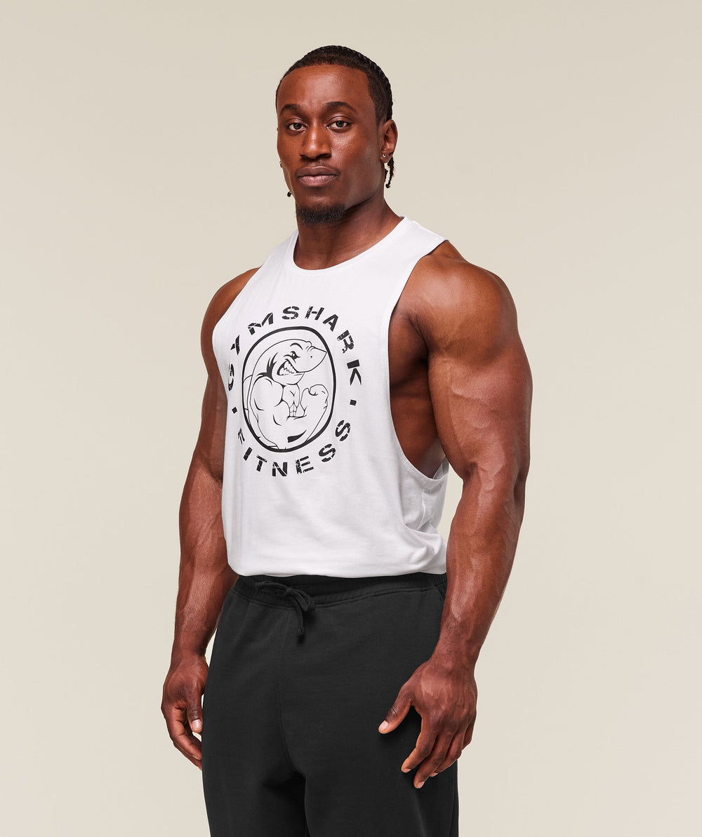 Legacy Drop Arm Tank - White
