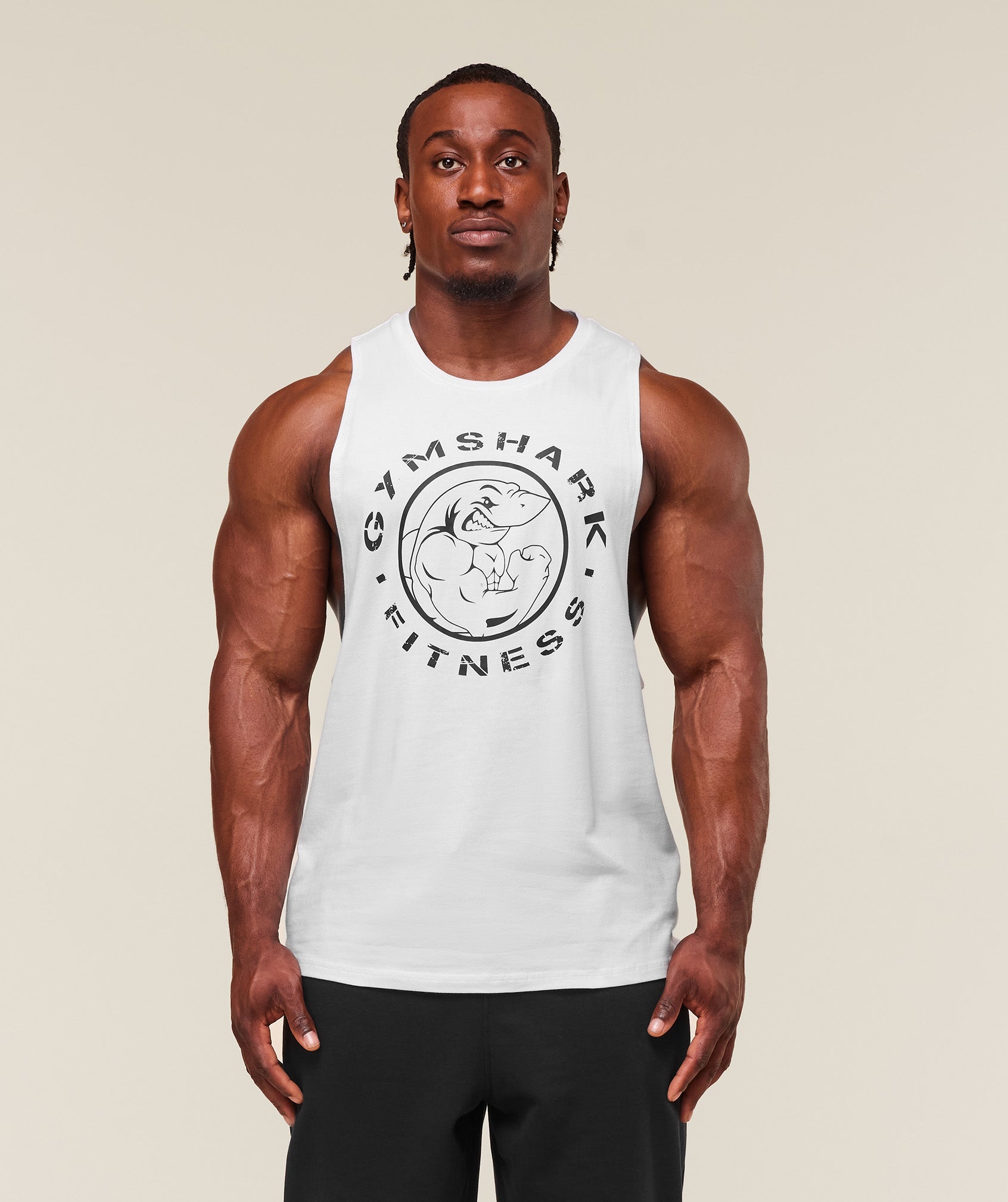 Legacy Drop Arm Tank - White